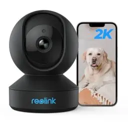 Produktbild: Reolink WLAN Überwachungskamera Innen, 2K 3MP Hund Haustier Kamera Babyphone, 355° Schwenk&50°Neigung, IR-Nachtsicht, 2-Wege-Audio, Baby Monitor mit Personen-/Haustiererkennung, E1 Schwarz