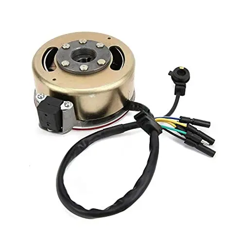 Produktbild: Reparatur des Zündstators und des Schwungrads für Lifan 50–125 Motor Pit Dirt Bike, Geeignet für XR/CRF 50, XR/CRF 70, Z50R (1988–1999), ZB50 mit 12 V-Beleuchtungsspule, Alten