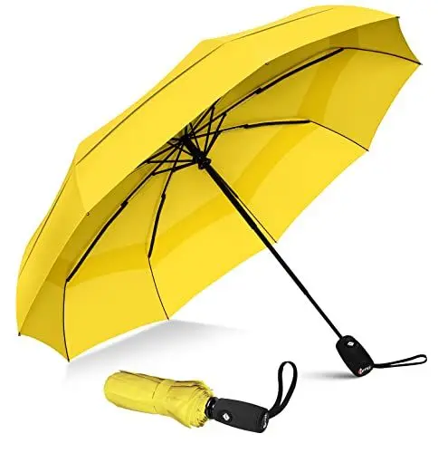 Produktbild: Repel Umbrella - Regenschirm - Taschenschirm - Öffnen und Schließen automatisch - Klein, kompakt, leicht, stark, winddicht und sturmfest - für Herren und Damen
