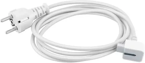 Produktbild: Replacement 1.8M Netzteil Verlängerungskabel Ersatzkabel Ersatzkabel Wandkabel für alle MacBook Adapter Mac iBook MacBook Pro/Air Mac Book Netzteile 13, 15 und 17 Zoll 45W, 60W, 85W Modelle