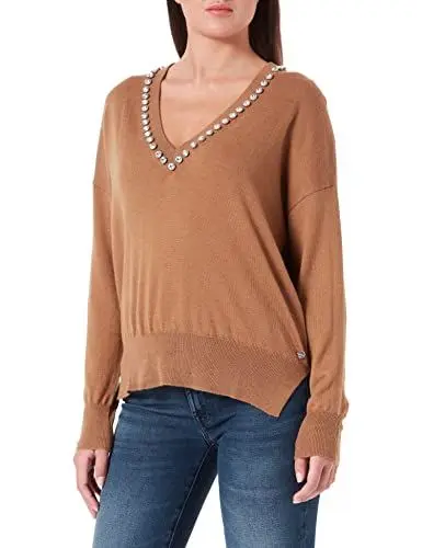 Produktbild: REPLAY Damen DK1460 Pullover, 989 Brown, M