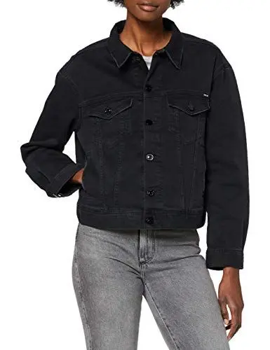Produktbild: REPLAY Damen W311 .000.203 72A Jeansjacke, Schwarz (098 Black), L