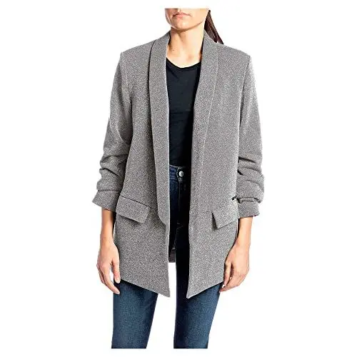 Produktbild: REPLAY Damen W7762 Lässiger Blazer, 270 MATT Silver, L