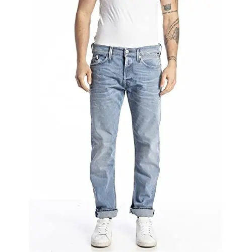 Produktbild: REPLAY Herren Waitom Jeans, 010 Light Blue, 3632
