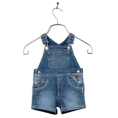 Produktbild: Replay Baby Mädchen Jeans-Latzhose mit Stretch, Light Blue 010 (Blau), 12 Monate