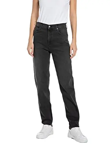 Produktbild: Replay Damen Jeans Keida Baloon-Fit, Black 098-1 (Schwarz), 32W / 30L