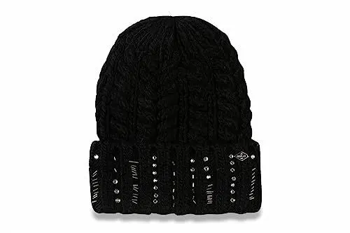 Produktbild: Replay Damen Mütze Strickmütze, Black 098 (Schwarz), Onesize