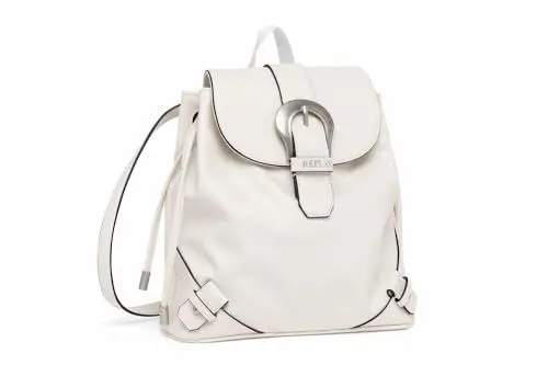 Produktbild: Replay Damen Rucksack aus Kunstleder, Dirty White 002 (Weiß), Onesize