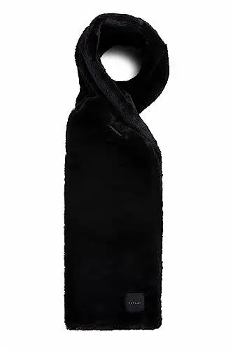 Produktbild: Replay Damen Schal Elegant mit Kunstfell, Black 098 (Schwarz), Onesize