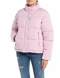 Produktbild: Replay Damen Steppjacke ohne Kapuze, Almond Pink 666 (Rosa), XL