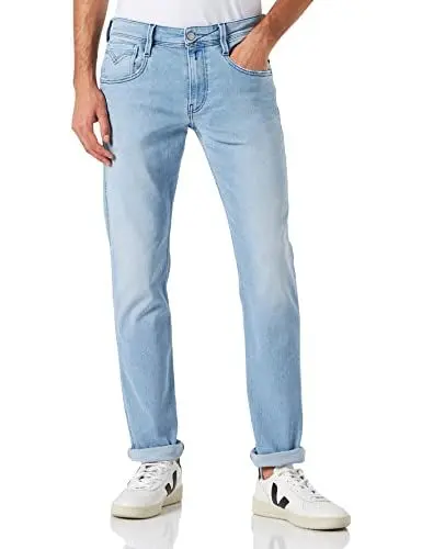 Produktbild: Replay Herren Anbass Jeans, 010 Light Blue, 40W / 36L EU