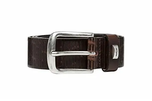 Produktbild: Replay Herren Gürtel aus Leder, Fade Tobacco 117 (Braun), 110