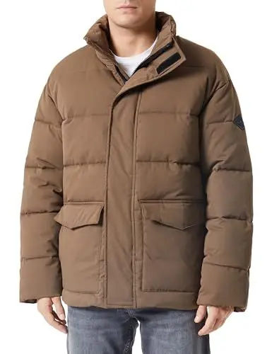 Produktbild: Replay Herren Jacke Winterjacke mit Kapuze, Light Mud 695 (Mehrfarbig), L