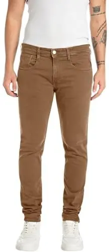 Produktbild: Replay Herren Jeans Anbass Slim-Fit, Beige (Biscuit 522), 32W / 32L