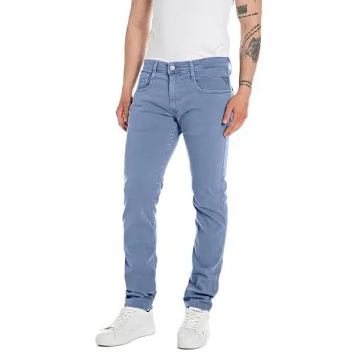 Produktbild: Replay Herren Jeans Anbass Slim-Fit, Blue Denim 277 (Blau), 31W / 32L