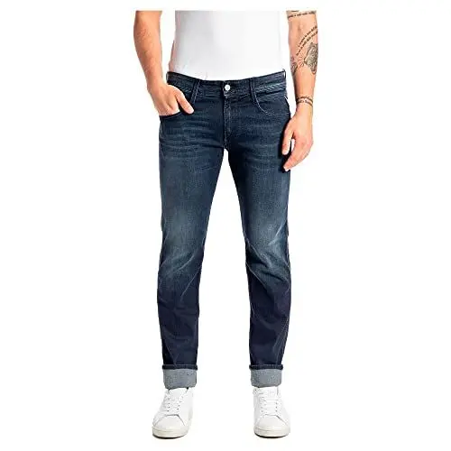 Produktbild: Replay Herren Jeans Anbass Slim-Fit, Dark Blue 007-2 (Blau), 28W / 32L