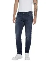Produktbild: Replay Herren Jeans Anbass Slim-Fit, Dark Blue 007-2 (Blau), 30W / 34L