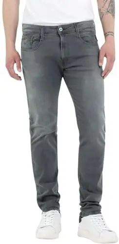 Produktbild: Replay Herren M914 Slim Jeans, Dark Grey 096, 34W / 34L EU