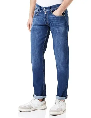 Produktbild: Replay Herren Jeans Grover Straight-Fit, Dark Blue 007-3 (Blau), 29W / 32L