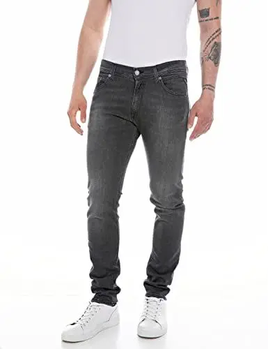 Produktbild: Replay Herren Jeans Jondrill Skinny-Fit mit Power Stretch, Dark Grey 097 (Grau), 40W / 34L