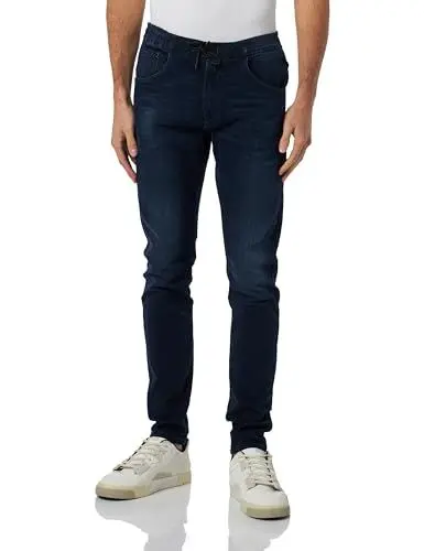 Produktbild: Replay Herren Jeans Milano mit Power Stretch, Dark Blue 007 (Blau), 34W / 30L