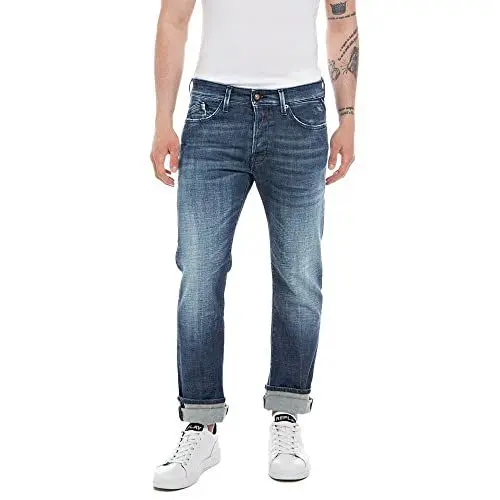 Produktbild: Replay Herren Jeans Waitom Regular-Fit, Dark Blue 007 (Blau), 28W / 30L