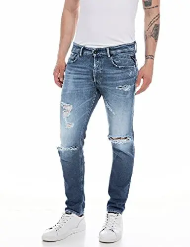 Produktbild: Replay Herren M1008 Willbi Original Jeans, Medium Blue 009-6, 32W / 34L