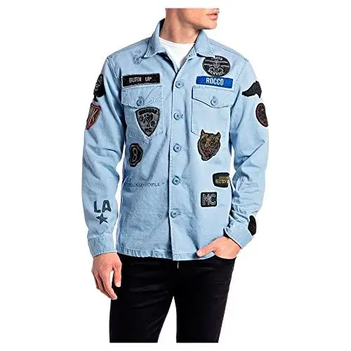 Produktbild: Replay Herren M8825l Leichte Baumwolljacke, 112 Aviator Blue, M