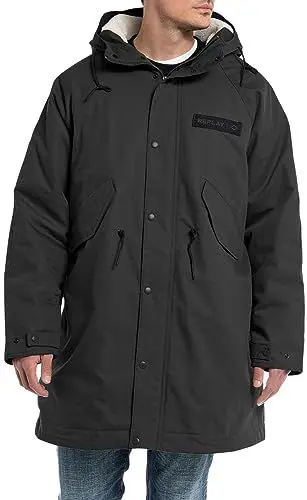 Produktbild: Replay Herren Parka mit Kapuze Winter, Blackboard 099 (Schwarz), S