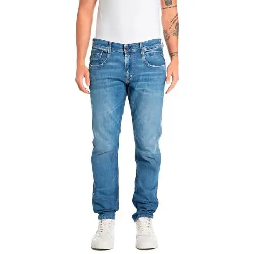 Produktbild: Replay Herren Slim fit Jeans Anbass Eco Plus Kollektion