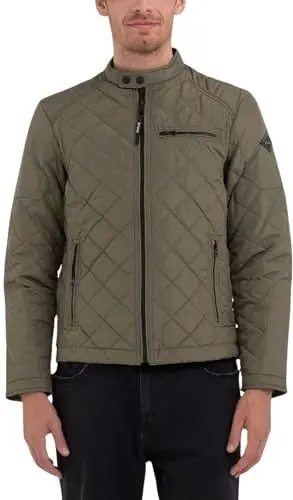 Produktbild: Replay Herren Steppjacke Übergangsjacke ohne Kapuze, Light Military 408 (Grün), S
