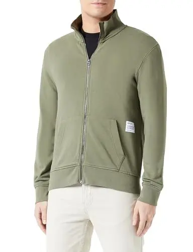 Produktbild: Replay Herren Sweatjacke aus Baumwolle, Light Military 408 (Grün), M
