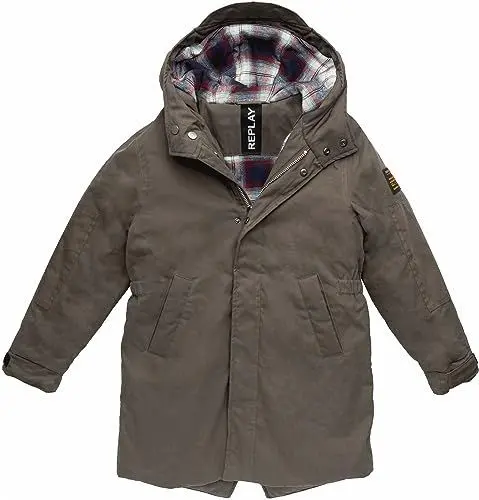 Produktbild: Replay Jungen Parka mit Kapuze Winter, Military 950 (Grün), 12 Jahre