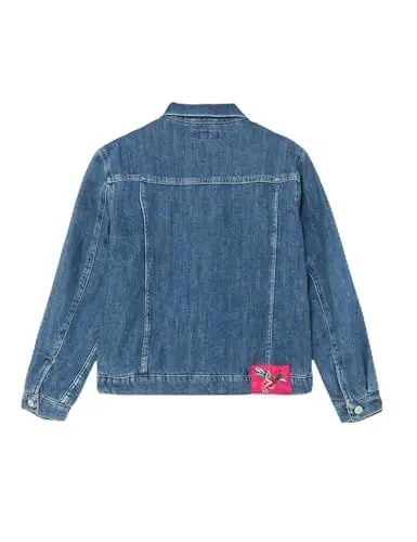 Produktbild: Replay Mädchen Jeansjacke mit Knopfleiste, Medium Blue 009 (Blau), 12 Jahre