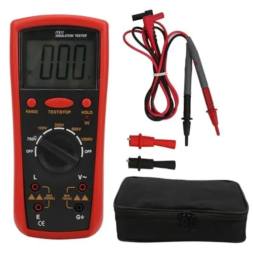Produktbild: Respicefinem IT811 Digitales IsolationsMessgerät, professioneller Megohm-Tester mit LCD-Display für genaue elektrische Systemdiagnose