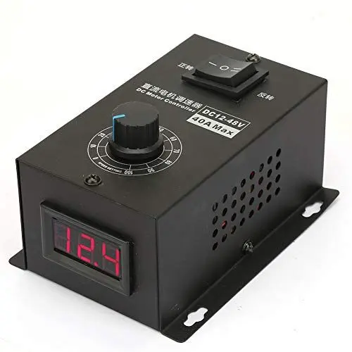 Produktbild: Respicefinem Potentiometer Variabler Salzstreuer-Controller 15. 0×12. 0×11. 0 12V ~ 48V 40A Bürstenmotorregler Steuermodul Controller Motorsteuerung 12V Controller
