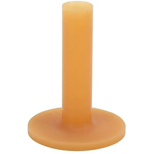 Produktbild: Restokki Golf Gummi Tees Driving Range, 70 mm Golf Tee Halter aus Gummi, Gummi Golf Range Abschlag Trainingshilfe für die Übungsmatte der Driving Range, geeignet für alle Golfer, Schwarz