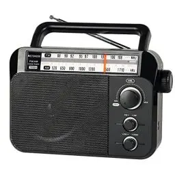 Produktbild: Retekess TR604 Kofferradio,Tragbares Radio,Einfaches Radio,Netzkabel oder Batteriebetrieb,Großer Knopf,Großer Lautsprecher,Einstellbare Höhen und Bässe,Radio für Senioren,Küche,Für Schlafzimmer