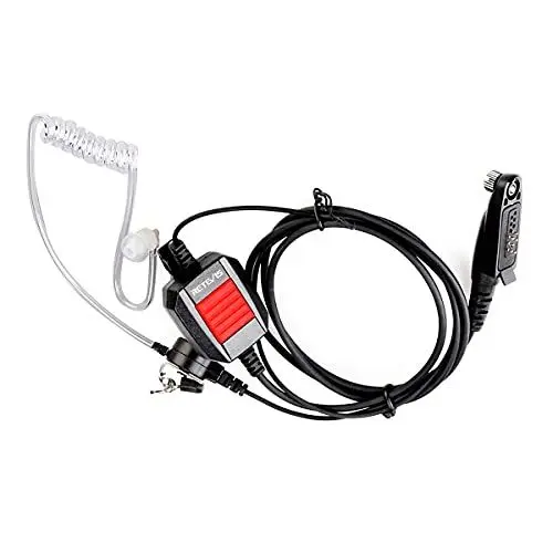 Produktbild: Retevis EA110M Funkgerät Headset IP66 Wasserdichtes Ohrhörer Verdeckter Luftschlauch Kopfhörer Kompatibel mit Ailunce HD1 DMR Radio RT648 RT87 RT29 RT647 RT83 Walkie Talkies (1 STK.)