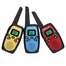 Produktbild: Retevis RT628S Walkie Talkie, Safe Mode Walkie Talkie 3er Set, RT628(2.0), Walkie Talkie Kinder Familienspiele, Camping, 3 Farben, 3er
