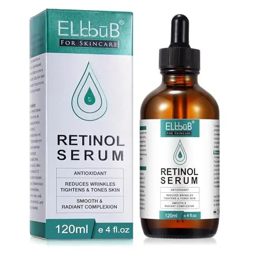 Produktbild: Retinol Serum Gesicht mit Retinol, Hyaluronsäure und Vitamin E Strahlende, Ebenmäßige Haut - Falten Weg Soforteffekt, Hautpflege