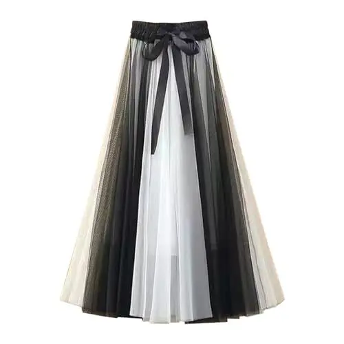 Produktbild: Retouren Kaufen Rock Pink Lila Tütü Damen Damen Tüllrock, Rüschen, Mehrschichtig, Netzstoff, A Linie, Tier Tutu, Abschlussball, Hochzeit, Lange Tüllröcke Kurzer Wollrock Tutu Damen Weiß