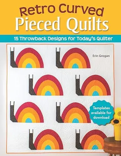 Produktbild: Retro Curved Pieced Quilts: 15 Throwback Designs for Today's Quilter