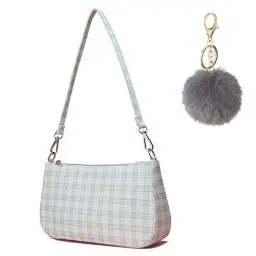 Produktbild: Retro kariert segeltuchtasche Achsel Karierte Tasche Damen Tasche Kleine Segeltuchtasche y3k Fashion Kleine Handtaschen für Frauen