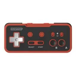Produktbild: Retro-Bit Origin8 2.4 GHz Wireless Controller For Nintendo Switch & NES - USB & NES receivers included - Red & Black