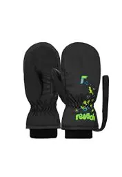 Produktbild: Reusch Baby-Jungen Kids Fäustling Angenehm Warm Winddicht Skihandschuhe Alltagshandschuhe Schnee Schlittenfahren Babyhandschuhe Winter-Handschuhe, 7700 Black, V