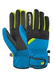 Produktbild: Reusch Baldo R-TEX XT Winddichte, wasserdichte, atmungsaktive und warme Unisex Winterhandschuhe Fingerhandschuhe Schneehandschuhe Skihandschuhe Herren Damen, blau-schwarz-gelb, 10