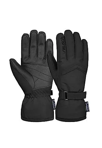Produktbild: Reusch Moni R-TEX XT warme, wasserdichte, Winddichte und atmungsaktive Winterhandschuhe Fingerhandschuhe Skihandschuhe für Damen für ungehinderte Bewegungsfreiheit, Schwarz, 7