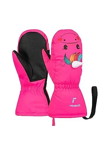 Produktbild: Reusch Sweety Mitten warme, Winddichte und atmungsaktive Winterhandschuhe Fäustlinge Kinder Babys Kleinkinder Mädchen Jungen mit einem außergewöhnlichen Design