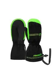 Produktbild: Reusch ‎ Unisex Baby wasserdichte Membran, Warme Skihandschuhe Alltagshandschuhe Schnee Schlittenfahren Babyhandschuhe Winter-Handschuhe Winterhandschuhe, 7781 Black/Green Gecko, IV